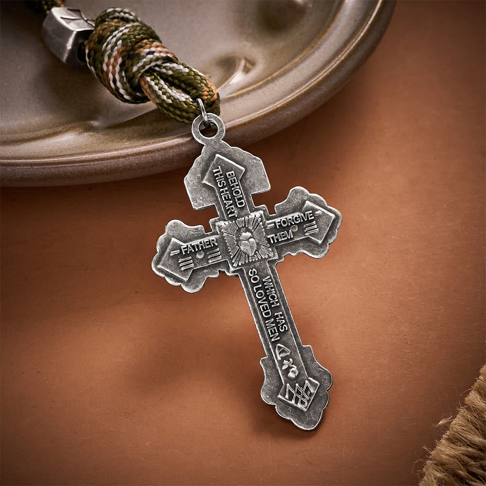 SolaceBeads Silver Beads Artistic Rosary With Archangel Centerpiece &amp; Crucifix: Timeless Shield - image 6