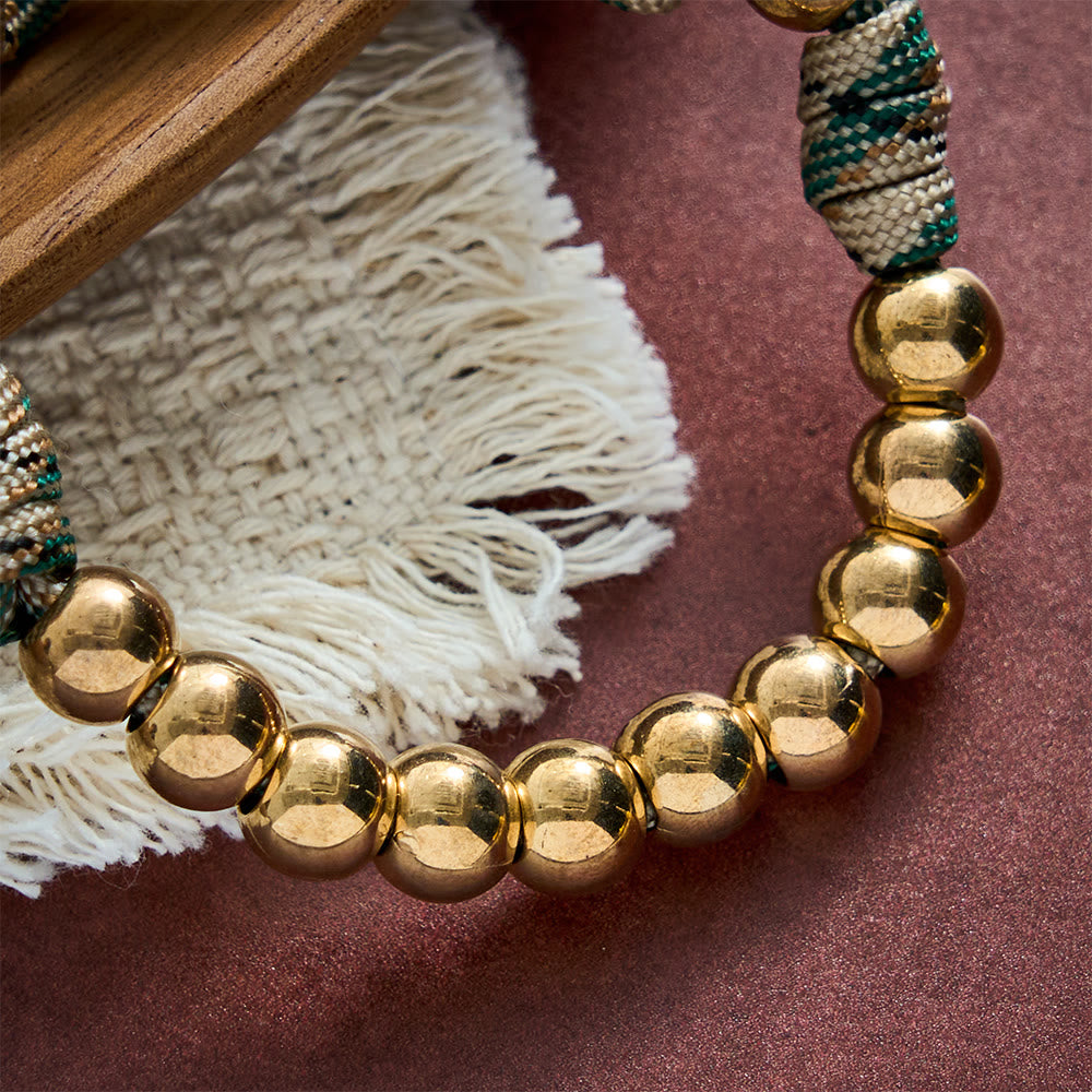 SolaceBeads Gold Metal Pocket Rosary With Antique Bronze St. Benedict Medal:The Timeless Protection - image 2