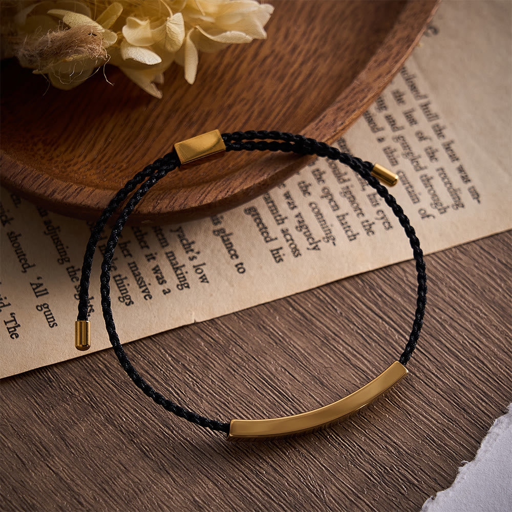 SolaceBeads Stainless Steel "GOD IS IN CONTROL" Bar Braided Bracelet: Unwavering Faith, Inner Peace - image 6