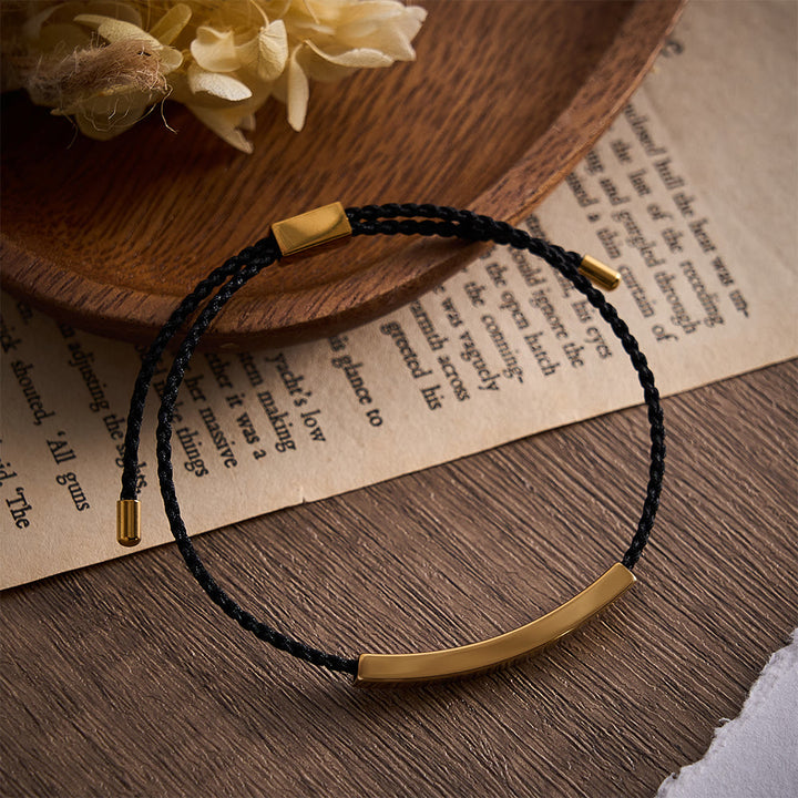 SolaceBeads Stainless Steel "GOD IS IN CONTROL" Bar Braided Bracelet: Unwavering Faith, Inner Peace - image 6