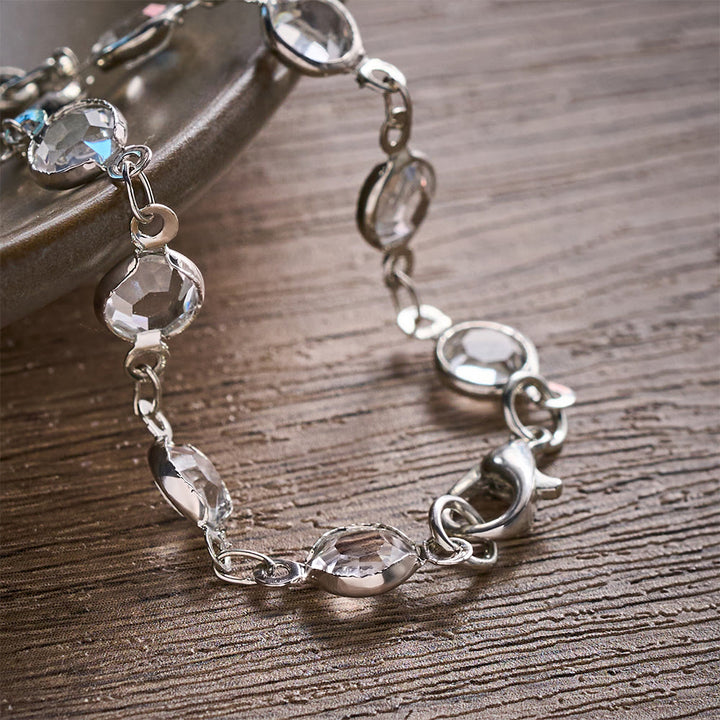 SolaceBeads Crystal Glass Filigree Crucifix Car Rosary: Heavenly Light, Loving Protection - image 3